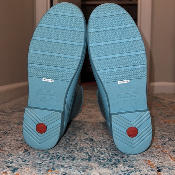 Hunter Original Refined Short Waterproof Rain Boot - Arctic Mint - Women Size 8 - Picture 6 of 8